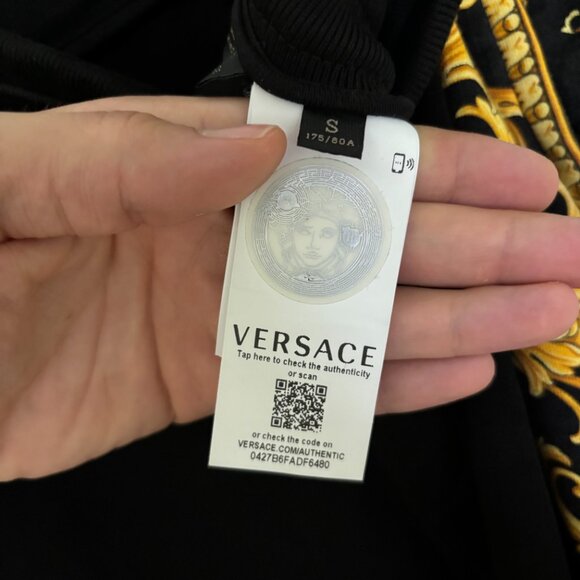 Versace Barocco Logo Sweatpants, Size Medium - Picture 11 of 13